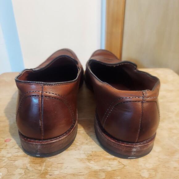 Allen Edmonds Randolph Men's US 15 E Brown Leather Bench Welt Penny Loafers - Picture 3 of 9